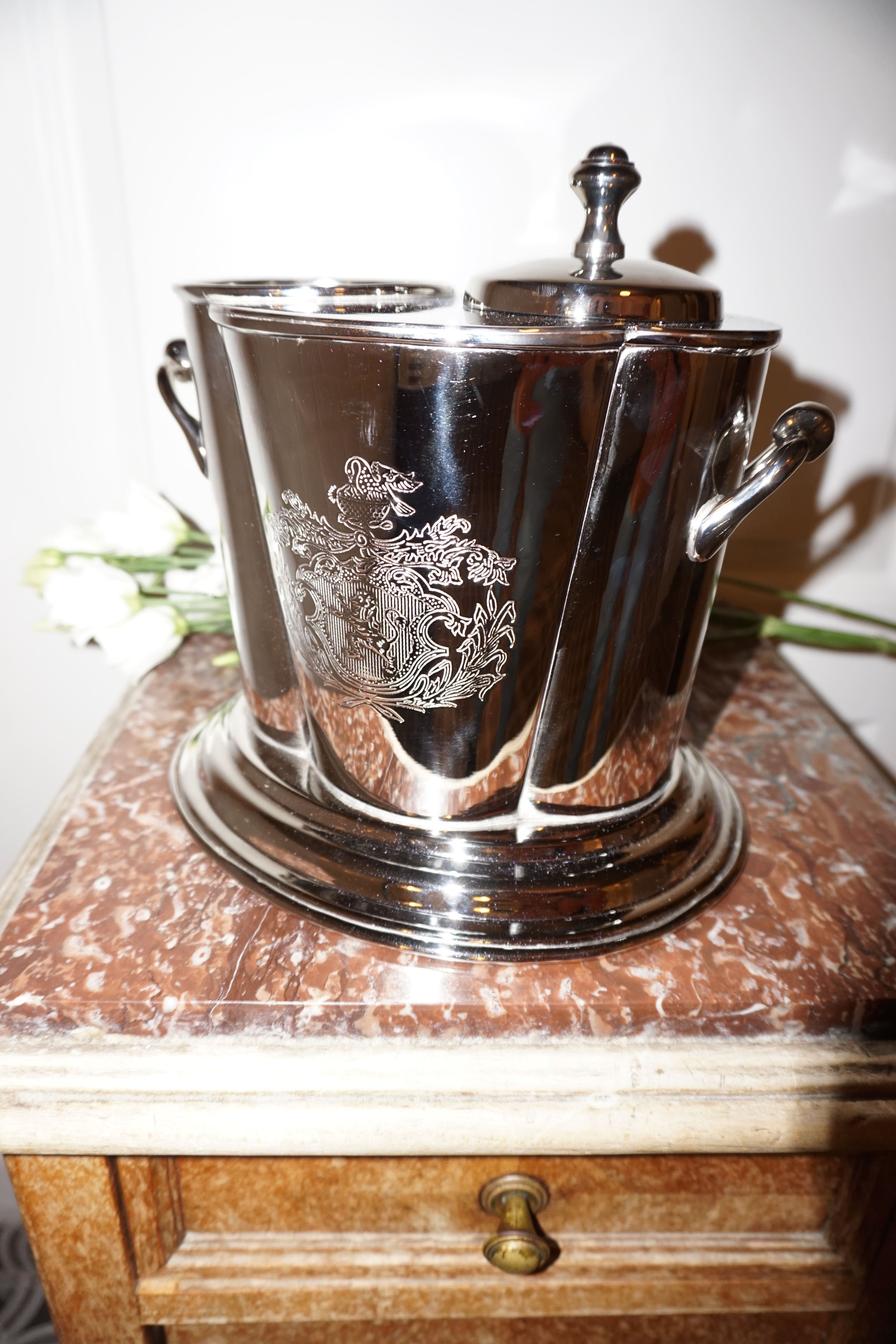 Weinkühler für 1 Flasche Silber (the small)