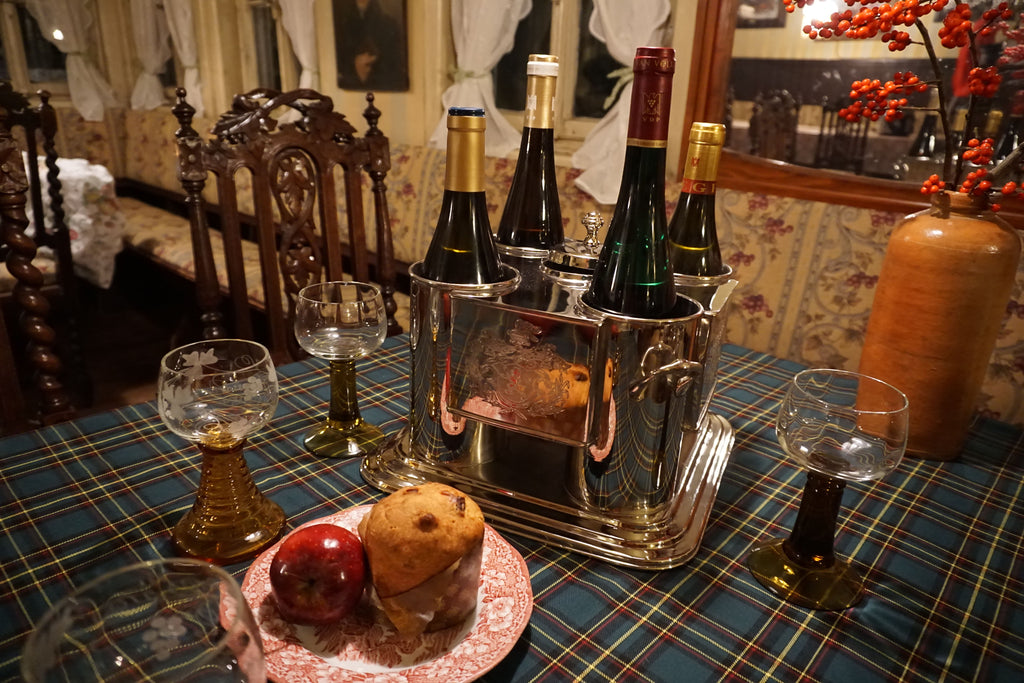 Weinkühler für 4 Flaschen Silber (the quartet)